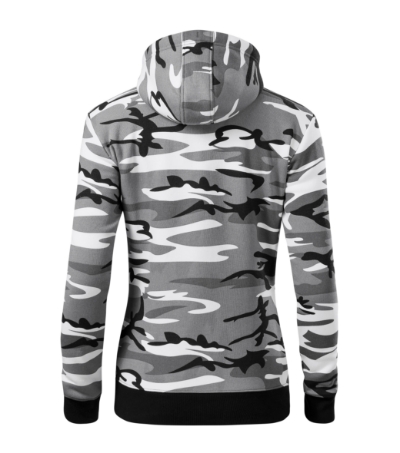 Camo Zipper - Bluza damska - obrazek 3