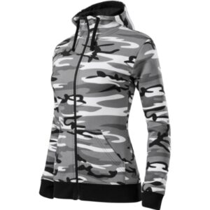 Camo Zipper - Bluza damska