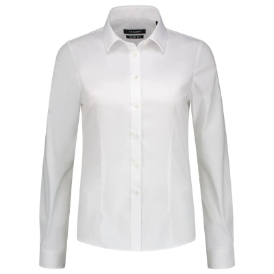 Fitted Stretch Blouse - Koszula damska - obrazek 2