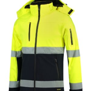 Bi-color EN ISO 20471 Softshell - Softshell kurtka unisex